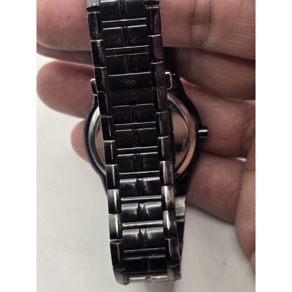 Citizen AU1054-54G Corso Eco Drive Black & Silver Stainless Steel Diamond Watch - Picture 11 of 14